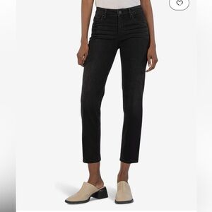 KUT Rachael Fab Ab Mom Jean black size 6
